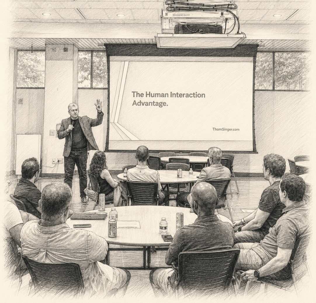 Sketch illustration from AI Assembly gathering